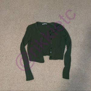 Reformation cropped cardigan